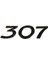 23021 Peugeot 307 Arka Yazı 1
