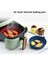 Tekno Trust Airfryer Silikon Pişirme Kabı Hava Fritözü Kabı Tüm Airfryer'lara Uyumlu 19CM 1