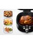 Tekno Trust Airfryer Silikon Pişirme Matı - (2 Adet Kırmızı) 4