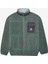 M Outdoor Fleece Full Zip Sherpa Erkek Haki Sweatshirt S242184-801 1