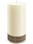 6'lı Krem Silindir Baton Mum 7 x 12 cm 4