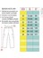 Kot Pantolon - Likralı, Mavi, Paça ve Bel Lastikli, Fermuarlı, Regular 3