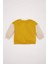 Erkek Bebek Bisiklet Yaka İçi Yumuşak Tüylü Baskılı Sweatshirt D6755A524WN 4