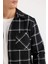Regular Fit Polo Yaka Kareli Flanel Uzun Kollu Gömlek E2763AX24WN 5
