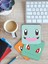 Pokemon Temalı Bardak Altlığı Ahşap Baskılı Altlık 4'lü Set (9 X9CM) KARBONNM51 1