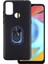 Infinix Hot 10 Kılıf Kickstand Yüzüklü Tpu Mat Silikon 1