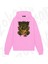 Zoka Wear Escanor Design Anime Baskılı Pembe Sweatshirt 1