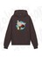 Zoka Wear One Punch Man Saitama V5 Anime Baskılı Kahverengi Sweatshirt 1