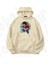 Zoka Wear One Piece Monkey D. Luffy V5 Anime Baskılı Bej Sweatshirt 1