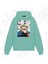 Zoka Wear Jujutsu Kaisen Kento Nanami Karakter Anime Baskılı Su Yeşili Sweatshirt 1