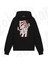 One Piece Ateş Meyvesi Anime Baskılı Siyah Sweatshirt 1