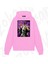 Zoka Wear Jojo's Bizarre Adventure X2 Anime Baskılı Pembe Sweatshirt 1