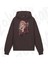 Zoka Wear Oversize Jujutsu Kaisen Anime Baskılı Kahverengi Sweatshirt 1