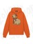 Style Capybara Just Sitting Anime Baskılı Turuncu Sweatshirt 1