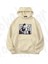 Zoka Wear One Piece Luffy ve Zoro Karakter Anime Baskılı Bej Sweatshirt 1