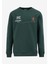 Koyu Yeşil Erkek Bisiklet Yaka Relaxed Fit Baskılı Sweatshirt D4WM-SWT3283 1