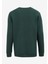 Koyu Yeşil Erkek Bisiklet Yaka Relaxed Fit Baskılı Sweatshirt D4WM-SWT3283 2