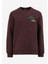 Kahve Erkek Bisiklet Relaxed Fit Nakışlı Sweatshirt D4WM-SWT3276 1