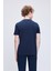 Lacivert Regular Fit Bisiklet Yaka Pamuklu Tişört 5