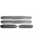 Ehiltek Honda Civic Fb7 Krom Kapı Eşiği 4 Parça 2012-2016 Arası (Taşlı Mat) 1
