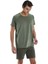 Erkek T-Shirt 70532 - Haki 1