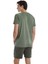 Erkek T-Shirt 70532 - Haki 2