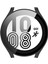 Samsung Galaxy Watch4 40MM Için Pc Temperli Gl Kılıf (Yurt Dışından) 4