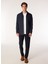Lacivert Erkek Basic Fit Çizgili Gömlek Ceket F4WM-GML 2822 1