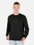 Normal Kesim Baskılı Yeşil Erkek Sweatshirt CL1070641 1