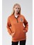 Dik Yaka Kadın Ekru Slim Fit Sweatshirt 24FWW64075 1