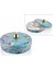 Floral Blue 7 Parça Porselen Kahvaltı Seti, Çerezlik ve Sunumluk 20 cm 1