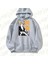 Bleach Ichigo Kurosaki Özel Anime Baskılı Gri Sweatshirt 2