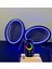 Dokunmatik Kumandalı Neon Işıklı Oval Hoparlör Kapağı 1 Takım (2 Adet) 6x9 5