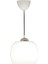 Nisa Luce Bodrum Tekli Cam Sarkıt - Beyaz - 70 x 22 x 20 cm 1