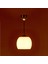 Nisa Luce Bodrum Tekli Cam Sarkıt - Beyaz - 70 x 22 x 20 cm 2