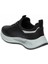 Unisex 40-44 Siyah Gri Mevsimlik Bağcıksız Anatomik Comfort Taban Spor Ayakkabı 3