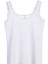 Askılı Dantel Detaylı Beyaz Pamuk T-Shirt 1