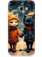Samsung Galaxy A5 2017 Uyumlu Yağmurlu Kedi Desenli Silikon Kılıf 1
