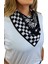 Sunnystar Black Ipek Saten Fular 1