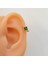 Yeşil Renk Çiçek Halka Piercing Helix Kıkırdak Forward Helix Piercing 2