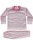 Kız Bebek Bulut Desenli Alt Üst Pembe 2'li Pijama Takım 1
