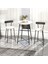 Mutfak Oval 2 Kişilik Bar Yemek Masası Beyaz 1516 1