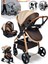 950 Tayla 6 In 1 Mama Tablalı Çift Yönlü Travel Sistem Bebek Arabası 1