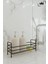 Banyo Mutfak Organizer Modern Siyah Metal Baharatlık Standı -Tezgah Üstü Metal Banyo Düzenleyici 3
