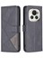 Honor Magic6 5g Manyetik Telefon Kılıfı Deri Geometrik Kapak (Yurt Dışından) 1