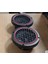 16CM Kırmızı Neon Işıklı Hoparlör ve Midrange Kapağı 1takım (2ADET) 4