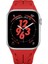 Apple Watch 10 46MM KRD-127 Metal Tokalı Uzunluk Ayarlı Silikon Kordon 4