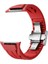 Apple Watch Ultra 2 49MM KRD-127 Metal Tokalı Uzunluk Ayarlı Silikon Kordon 5