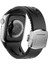 Apple Watch 7 8 Se 45MM KRD-127 Metal Tokalı Uzunluk Ayarlı Silikon Kordon 3