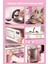 ÇG83 Pembe Ahşap Çocuk Mutfağı Pembe, Ahşap Mutfak Oyuncağı, Hediye Çocuk Halısı T1004 3